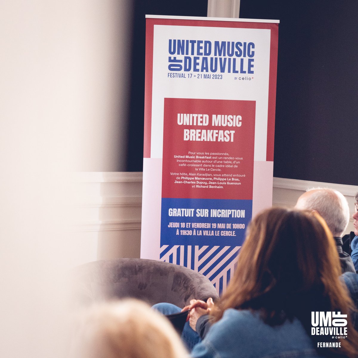 UnitedMusicOf's tweet photo. La deuxième session des United Music Breakfasts commence à 10h à la Villa Le Cercle ! 🤩
📸 Fernande Photographie
#UMOF #UnitedMusicOf #deauville #deauvillefestival https://t.co/ABAqiEqo5c