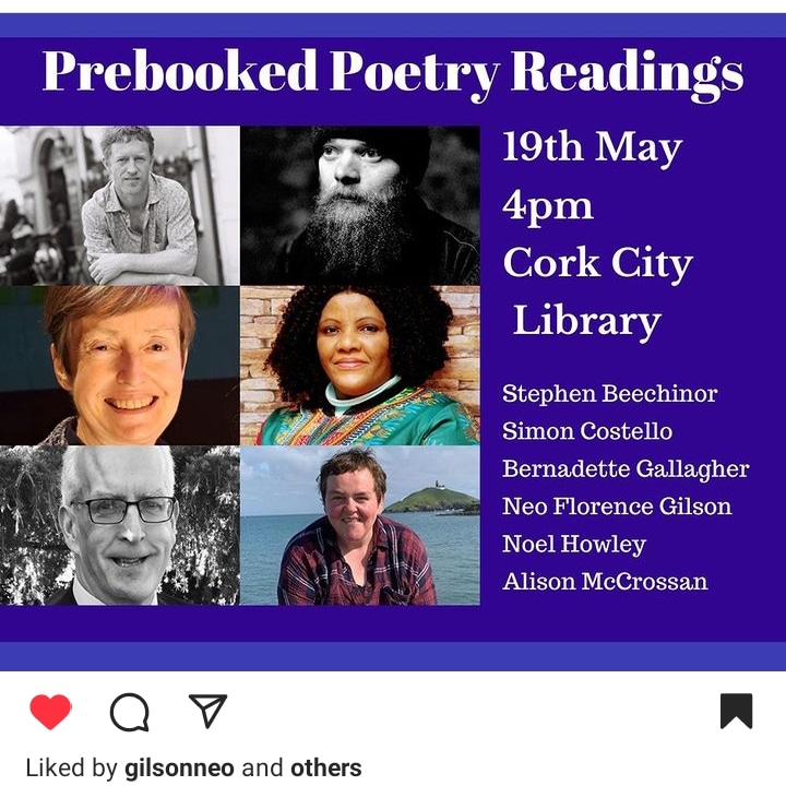 It's happening tomorrow 😊 💕 📖 please come along#munsterliteraturecentre #corkinternationalpoetryfestival#samplestudios artistinresidence#Corkcitylibraries