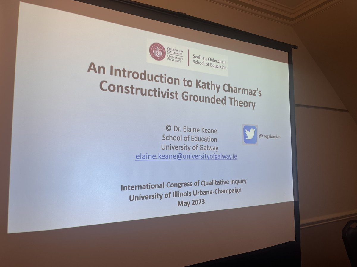 thegalwegian's tweet photo. Ready to kick off! #ICQI @UofIllinois @Galway_Research @edtechne https://t.co/Ei5BqS2Cjl