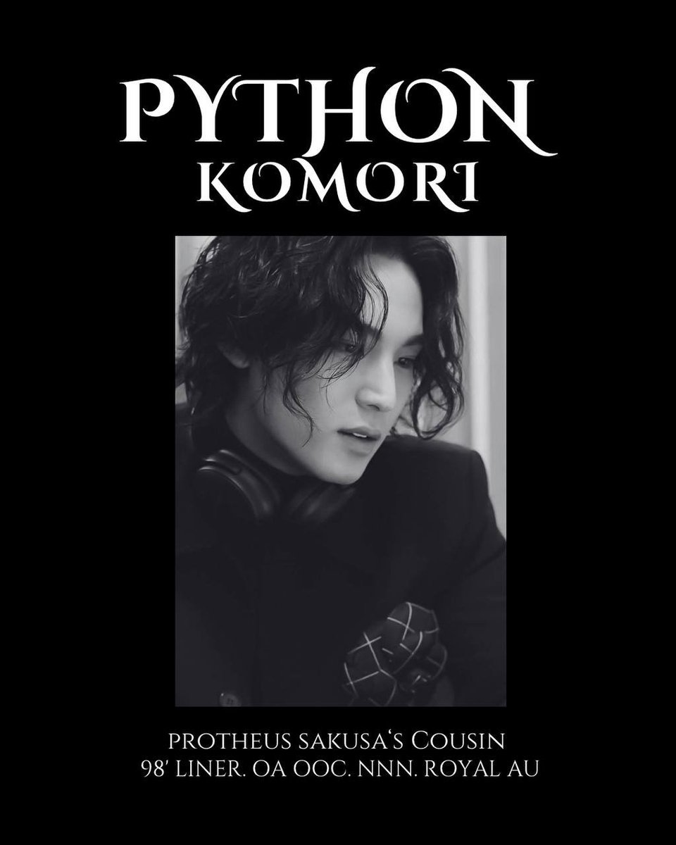 Hello, #hqrp. This is Python Komori. Not new to hqrp. ⟲ &amp; ♡ to be mutuals.