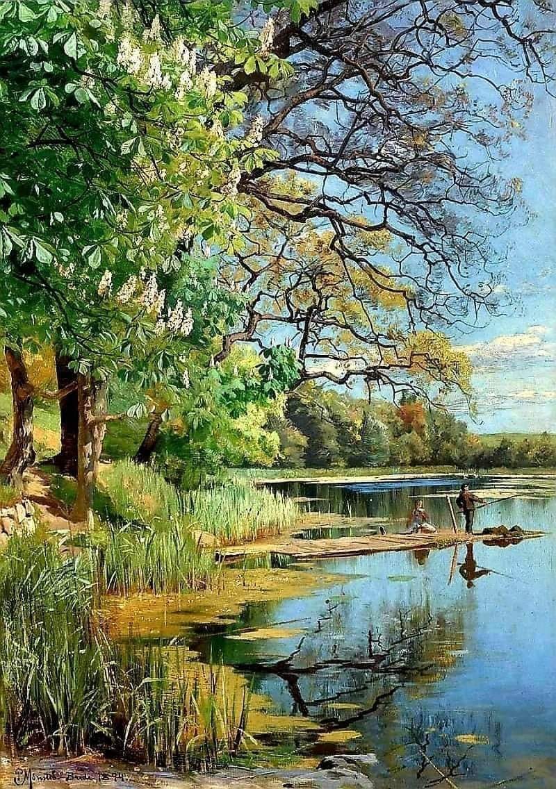 Peder Mørk Mønsted (1859-1941) a
Danish painter