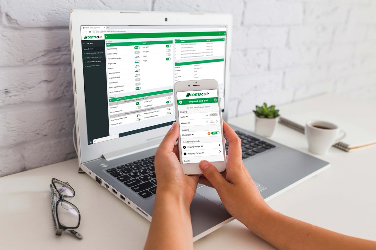 The direct way to monitoring and controlling distributed applications independent of existing IT infrastructures – access GSM modules via web or app with our IoT platform CONTA-SUPERVISION!

👉ow.ly/8cJV50OgCzR