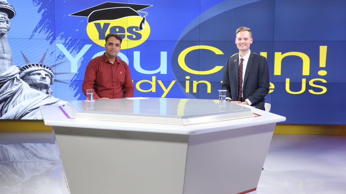 Jagran Josh Collaborate with <a href="/USAndIndia/">U.S. Embassy India</a> &amp; <a href="/USIEF/">Fulbright Commission in India</a> for ‘Yes, You Can! Study in the US’ campaign!
It's been exciting to collab with Visa officials at our studio today.
Stay tuned for updates as we embark on this extraordinary collab!
<a href="/bharatgupta76/">Bharat Gupta</a> <a href="/rajeshu/">Rajesh Upadhyay</a> <a href="/parikshitbh/">Parikshit Bhardwaj</a>
#JagranJosh