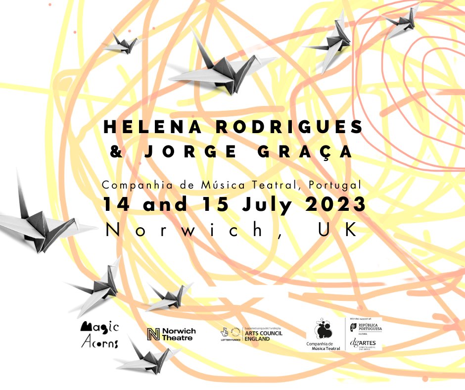 SUPER EXCITING ANNOUNCEMENT!!!!!! Early Years Incubate is a very special one-off #ProfessionalDevelopment opportunity to work with Helena Rodrigues of Companhia de Música Teatral , Portugal. More details including information about our supported places 👇🏽 eventbrite.co.uk/e/early-years-…