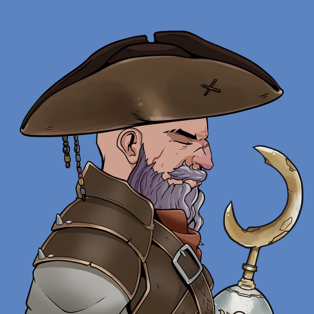 🏴‍☠️ Time for an #NFTGiveaway! Win 1 RARE <a href="/PirateMFs/">CryptoPirates</a>, which has a 1.25x staking multiplier! $OGMF token just dropped to NFT holders, with more airdrops coming.
Just follow me <a href="/nonfungible_eth/">goblinburgers.eth 🍔</a>, <a href="/PirateMFs/">CryptoPirates</a> + Like+RT! Winner picked in 48hrs on May 20th ~10am EST. #CryptoPirates 🏴‍☠️🦜