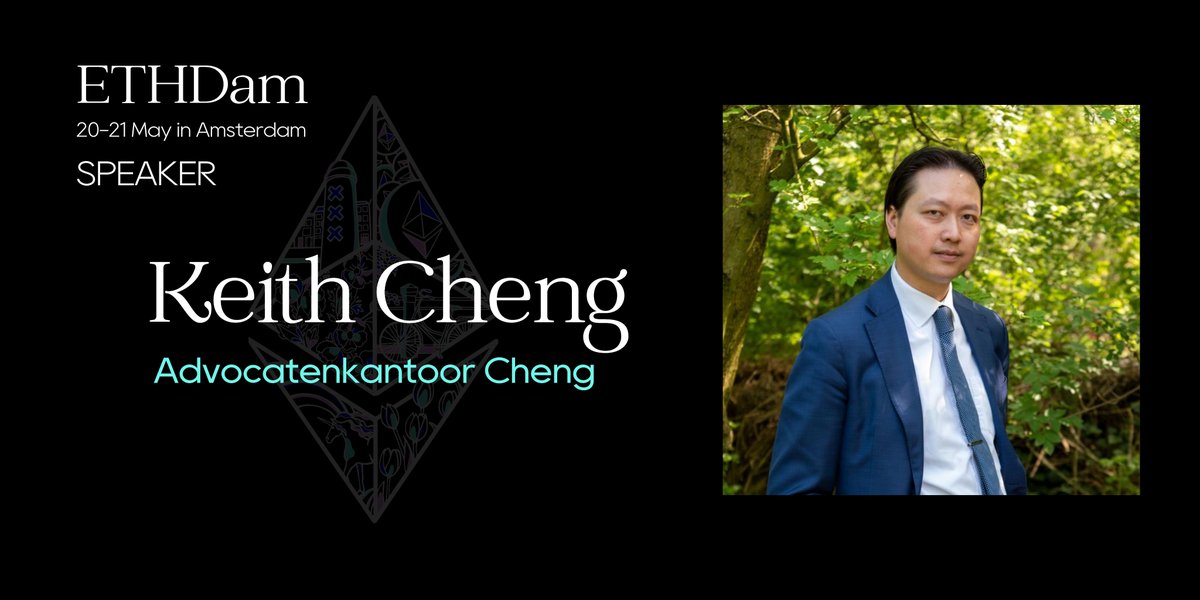 Lawyer Mr. Cheng is opening #ETHDam stage, this Saturday, on behalf of his client @alex_pertsev @Free__Alexey He will present his insight into the @TornadoCash case in the Netherlands.