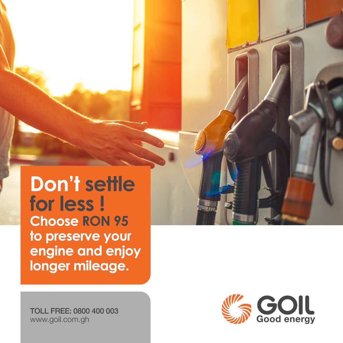 GOIL_Official's tweet photo. Be smart! Choose #GOILSUPERXPRON95 at no extra cost!
#EnergizedForMore
#GOILSUPERXPRON95
#GOIL
#Goodnergy
#GOClub https://t.co/SUBcCYXput