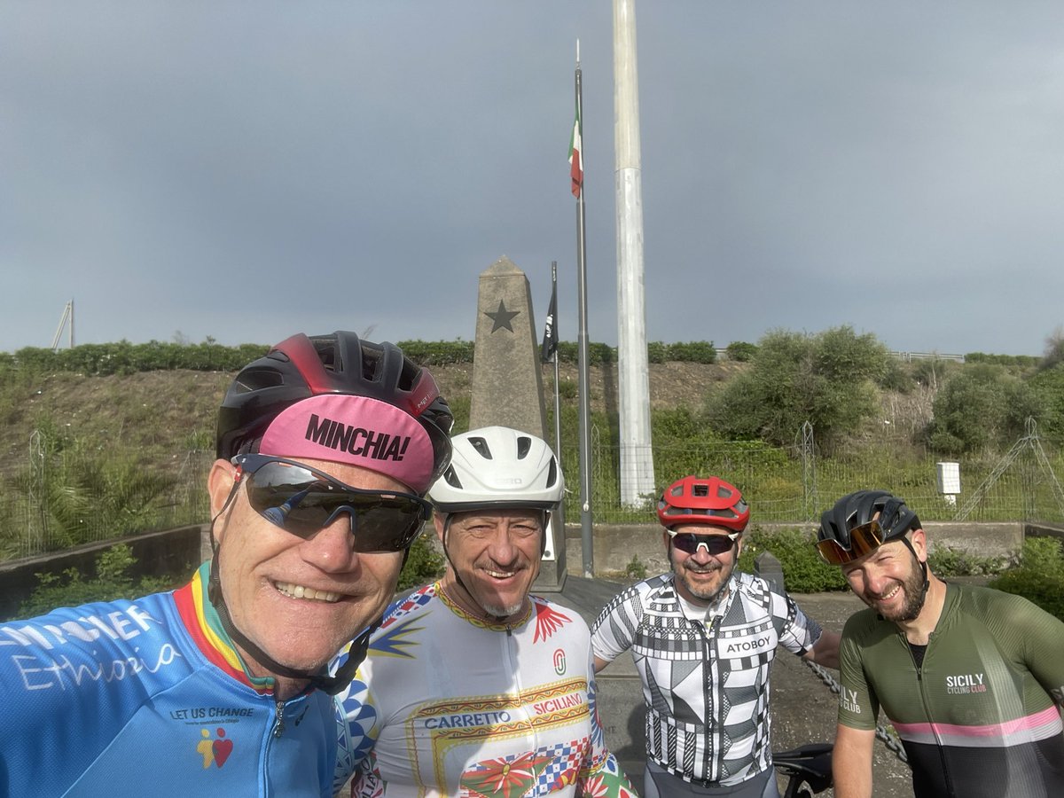 Morning bike ride Catania to Syracuse and back. Crossed this bridge.