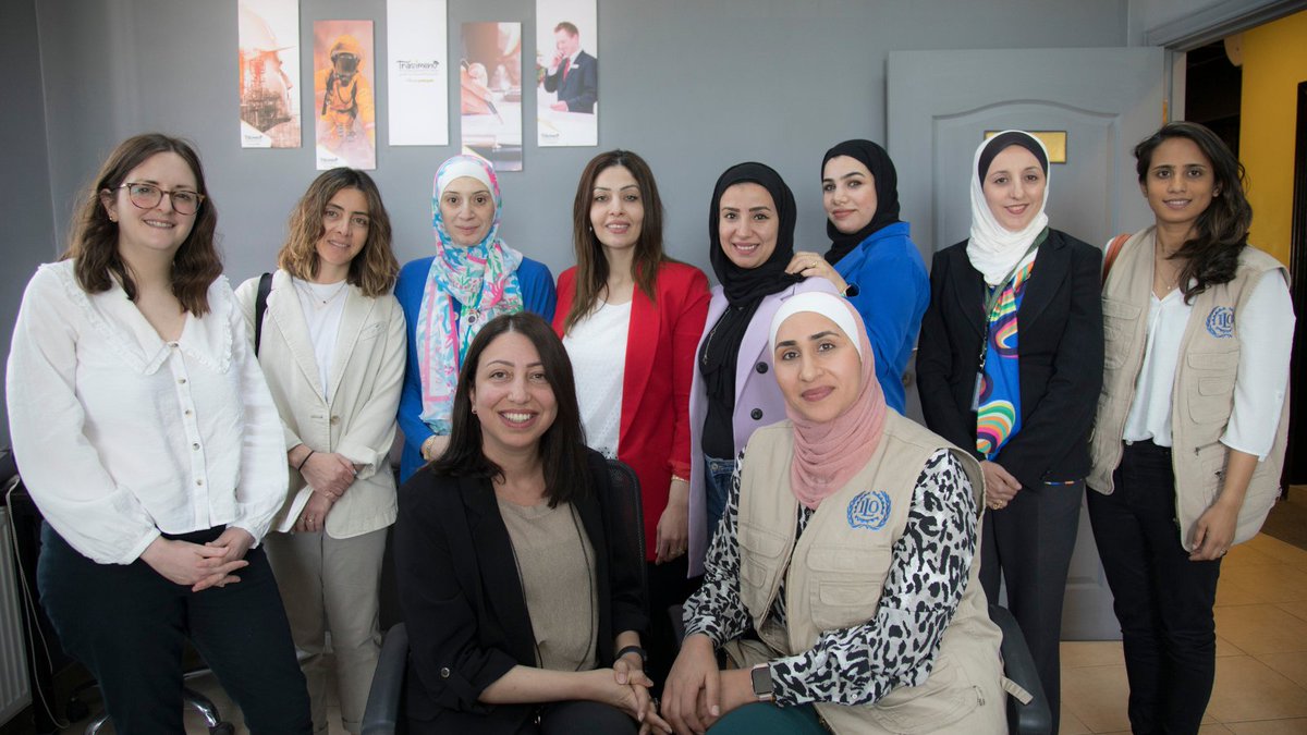 iloarabstates's tweet photo. This week in Amman, our donors and partners visited workers and their employers participating in the national social security scheme through support from Estidama++ project. Thank you🇳🇴,🇬🇧, 🇳🇱@SSC_Jordan &amp; @UNHCRJordan for supporting social protection in 🇯🇴. https://t.co/1XSNxGRukb