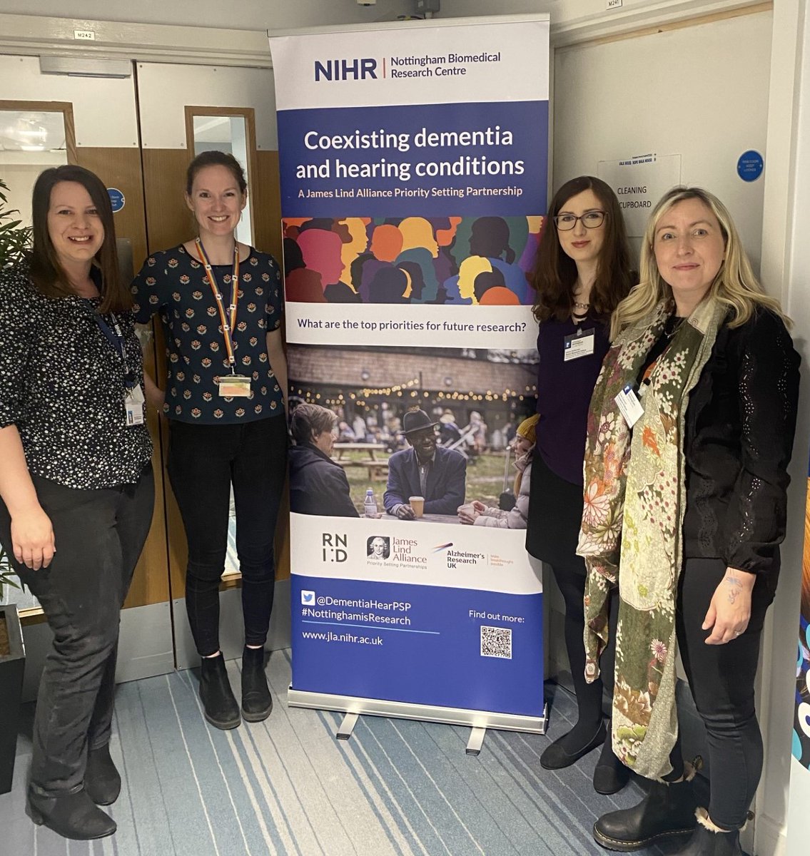 Coexisting Dementia and Hearing Conditions PSP (@dementiahearpsp) on Twitter photo Some fantastic presentations on Day 1 of <a href="/UoNHearSci/">Nottingham University Hearing Sciences</a> <a href="/hearingnihr/">Nottingham Biomedical Research Centre, Hearing</a> Student Day!
Also great to see some of our team involved in the <a href="/LindAlliance/">James Lind Alliance</a> #PSP in coexisting #dementia and #hearing conditions in person. Some fantastic presentations on Day 1 of <a href="/UoNHearSci/">Nottingham University Hearing Sciences</a> <a href="/hearingnihr/">Nottingham Biomedical Research Centre, Hearing</a> Student Day!
Also great to see some of our team involved in the <a href="/LindAlliance/">James Lind Alliance</a> #PSP in coexisting #dementia and #hearing conditions in person.