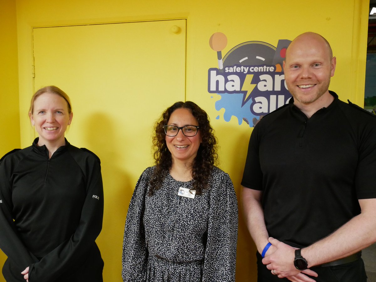 This morning we welcomed the new @ThamesVP Supt Emma Baillie and Chief Inspector Livingstone to the centre to talk about our partnership work and safety education programmes delivered across the region #partnershipworking #OpSceptre @TV_PCC