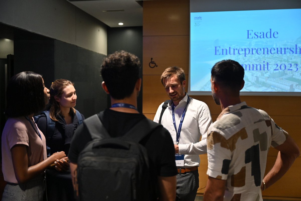esadeEEI's tweet photo. The @Esade #EESummit has already started!!
🚀🚀🚀🚀
We are so happy to have so many people joining us today and tomorrow enjoying our panels, networking sessions and gelato 🍦 https://t.co/VJqeTwWVvH