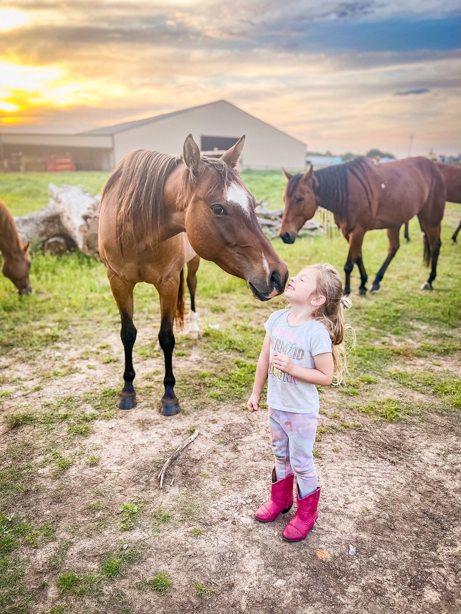 Just a girl and her horse ❤️