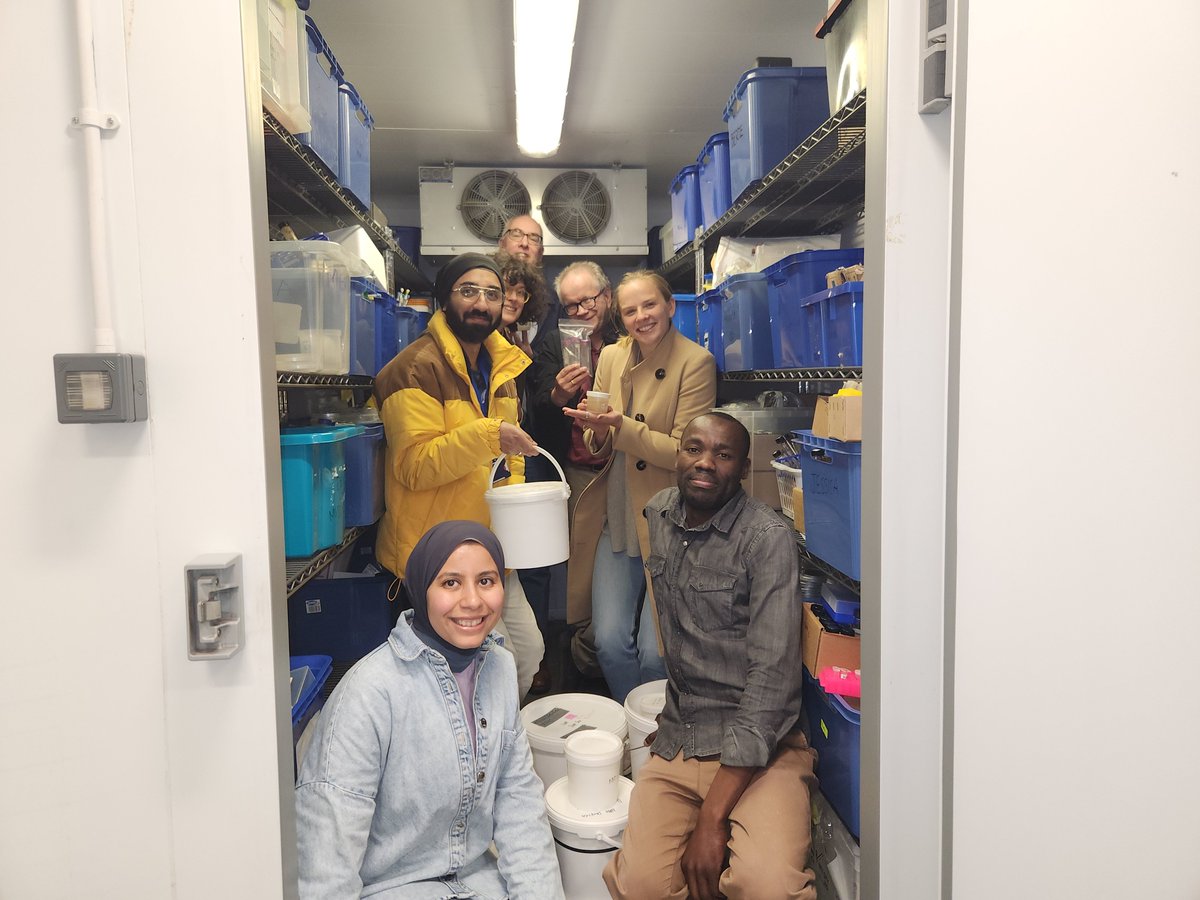 MBC_UoA's tweet photo. It has been wonderful to have @Lucy_Harris8, @MurielRabone, and Rebecca Hitchin from the DEEPEND2 project join us in Aberdeen this week!

Also exciting to see new samples arrive for the project, which is aiming to create a deep-sea marine genetic resource database! @DefraGovUK https://t.co/vj6FlPs45I