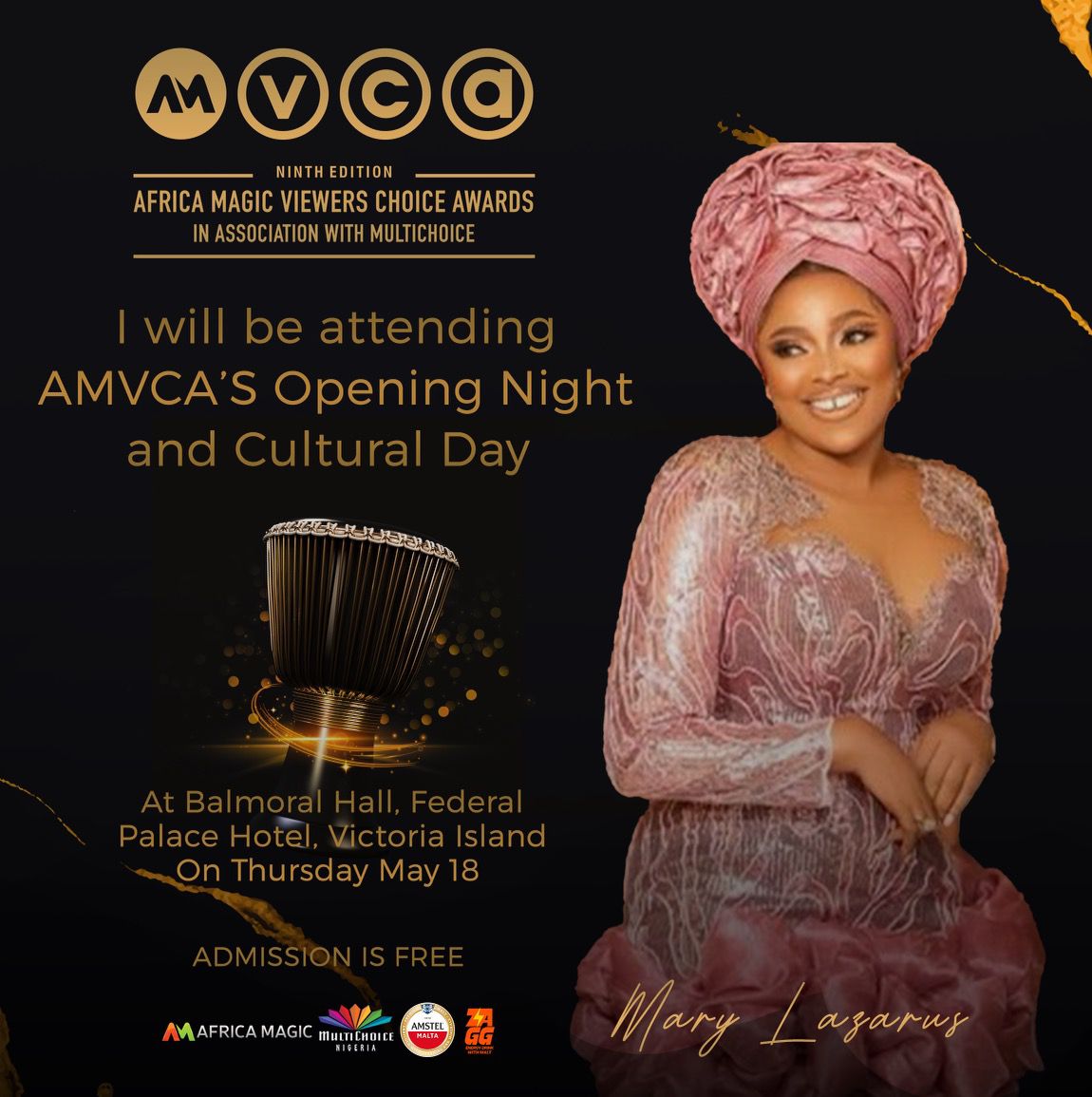 DStvNg's tweet photo. Ladies and Gentlemen, #AMVCA9 is finally here!💃🕺🎊. We kick off celebrating the rich diversity of cultures all around our beautiful Africa. Come  gorgeously dressed to rep your tribe. Trust us when we say it's going to be a night to remember! https://t.co/7qP5zZ9dUy