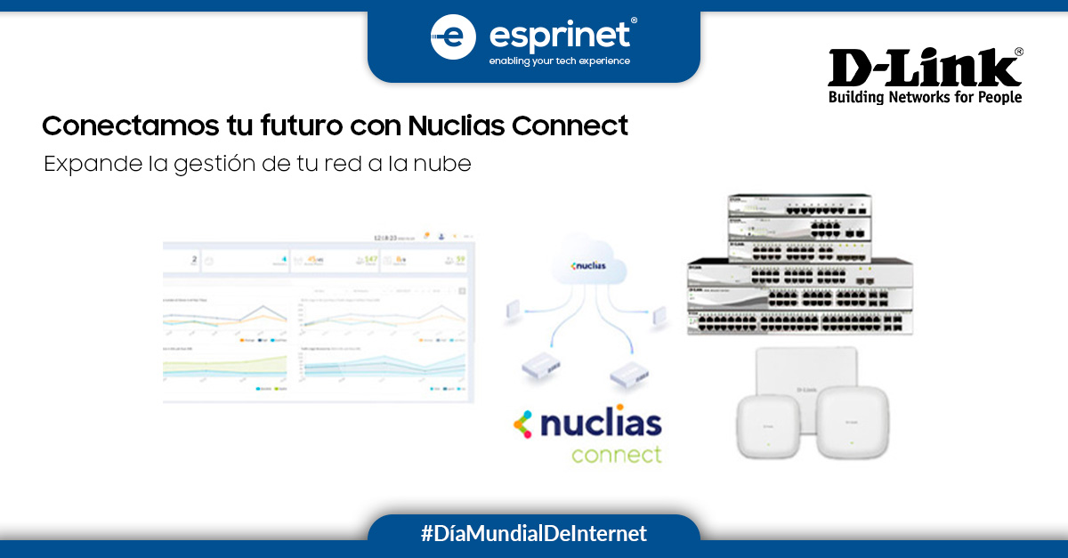 Esprinet_es's tweet photo. En #Esprinet te contamos todo lo que necesitas saber de #NucliasConnect, la solución gratuita de gestión de redes en D-Link.
Link: https://t.co/yfEx9GfM7U
📧 Contacta con nuestros especialistas #DLink: marian.pirneci@esprinet.com y yassira.perez@esprinet.com https://t.co/nwjpRTg0Ln