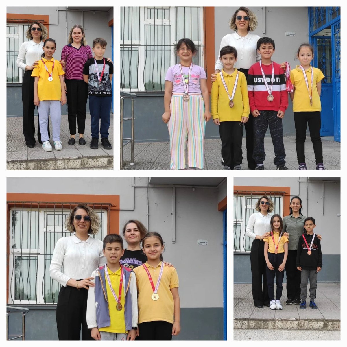 VeliogluCaycuma's tweet photo. Okul Turnuvalarımızdan koşu yarışması tamamlandı. Kazanan ögrencilerimize madalyaları Okul Müdürümüz Emel Kaya ve sınıf öğretmenleri verdi.Spor yapan ve yarışmaya katılan tüm öğrencilerimizi tebrik ederiz. @tcmeb @ZonguldakMEM @zuleyhaaldogan @caycumailcemem @ismailbas67 https://t.co/CualmXCRL4