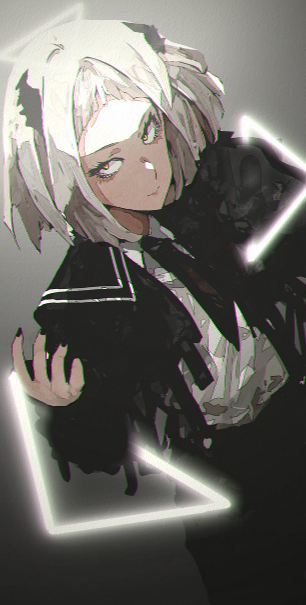 「Hikaru_sankaku」|瀬奈川カタルのイラスト