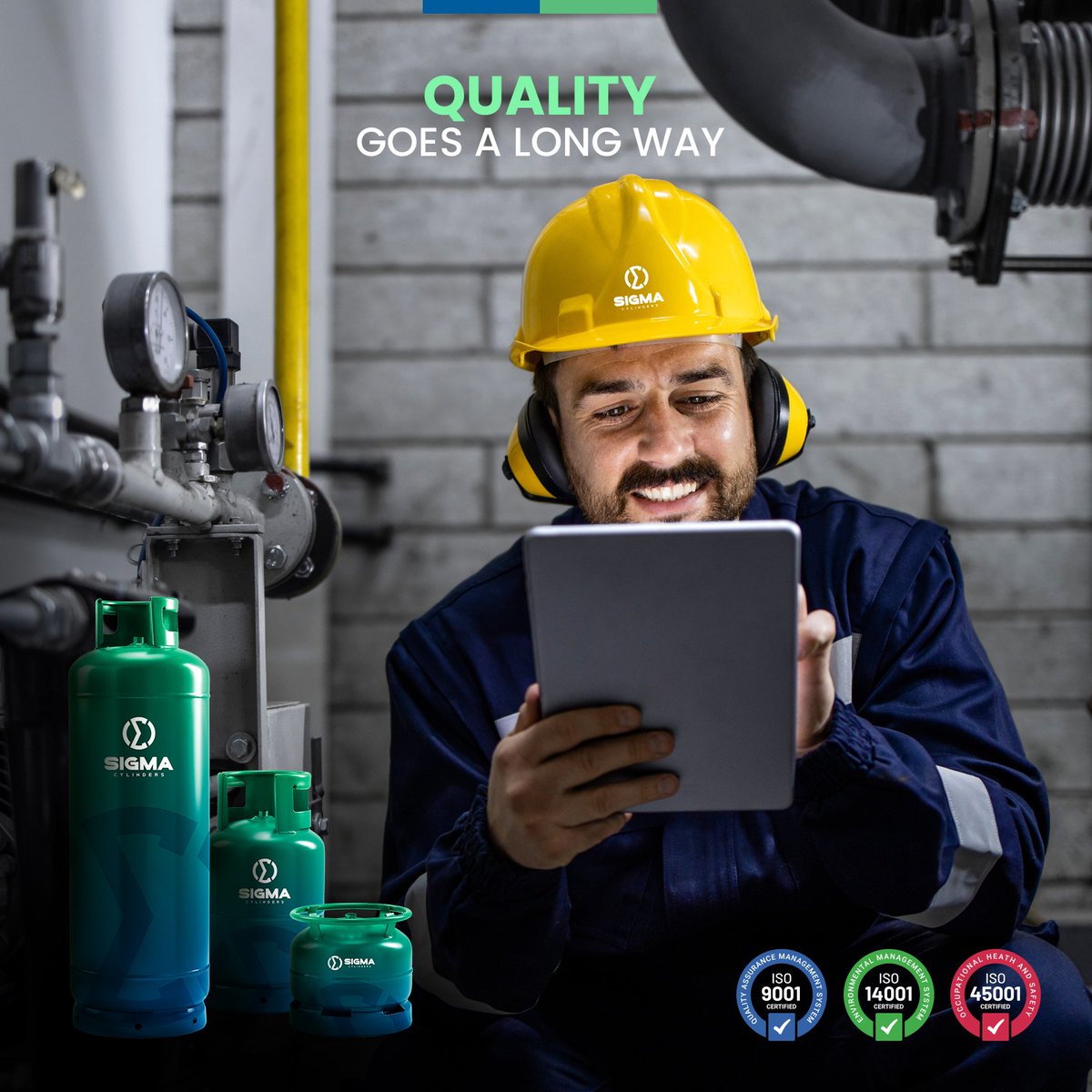 SigmaCylinders's tweet photo. #SigmaCylinders ensures you get the safest #LPGcylinders.
✅ Rigorous expert examinations
✅18 quality checkpoints for operation &amp; control
✅Complying with the highest ISO certifications

𝗖𝗵𝗼𝗼𝘀𝗲 𝗦𝗶𝗴𝗺𝗮 𝗖𝘆𝗹𝗶𝗻𝗱𝗲𝗿𝘀 𝗳𝗼𝗿 𝗾𝘂𝗮𝗹𝗶𝘁𝘆 𝘆𝗼𝘂 𝗰𝗮𝗻 𝘁𝗿𝘂𝘀𝘁. https://t.co/sohJl6ZL3S