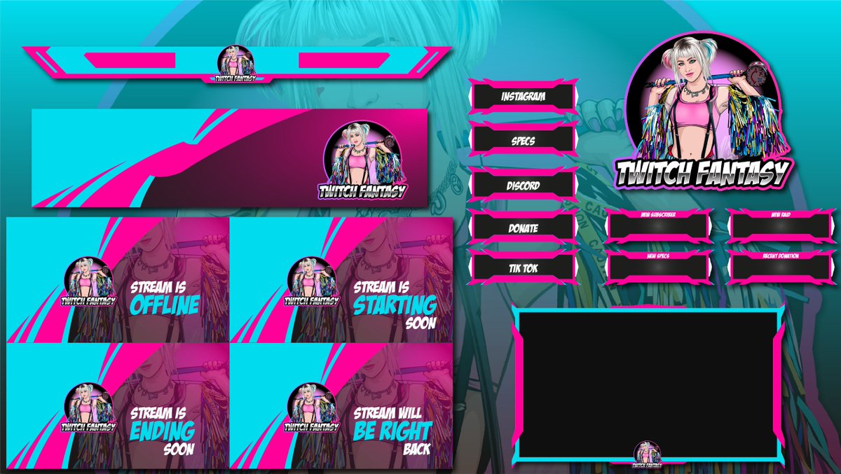 AliceMiller115's tweet photo. If YOU are looking to have some Amazing Twitch Overlays for creating a Professional Twitch streaming channel.
@SGH_RTs @ArtistRTweeters @GamingRTweeters
@BlazedRTs @rtsmallstreams @sme_rt https://t.co/vt4dLriA0a