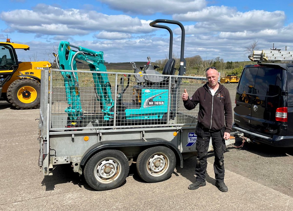 Another #newKobelco was collected recently and went to work in Dunoon.

Thank you for the business 😀

Get your quick quote today
📞 07767 824210
corsehouse.co.uk

#minidigger #plantsalesscotland #microdigger #microexcavator #groundworks #landscaping #plant #sk10