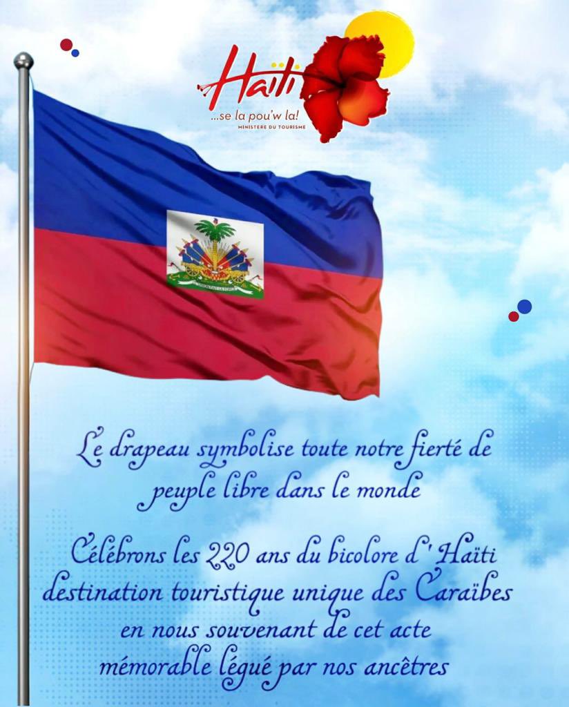 Bonne fête du drapeau à tous les haïtiens !