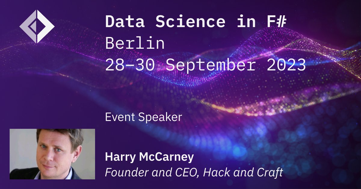 Our CEO, @hmccarney, will be speaking at the Data Science conference in Berlin.

He'll present H&amp;C’s ground breaking work in Logistics and Supply Chain, and show how our technology enables businesses to explore the future. #DataScience #Innovation

datascienceinfsharp.com