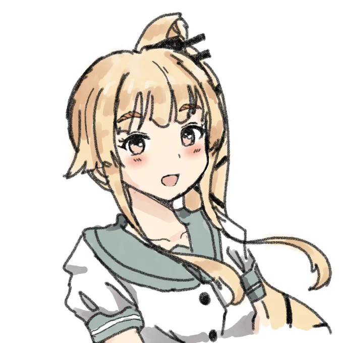 確か…原稿を描いていたはずなんだ…(˘ω˘)  だのに、何故だ! 由良さんコスをしたZara姉様とかいうラクガキをしていただなんて!な、何を言ってるのかわからねーと(ry