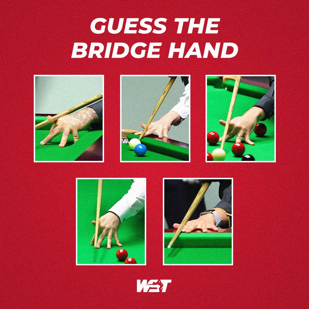 World Snooker Tour on Twitter "Can you identify the 5️⃣ bridge hands