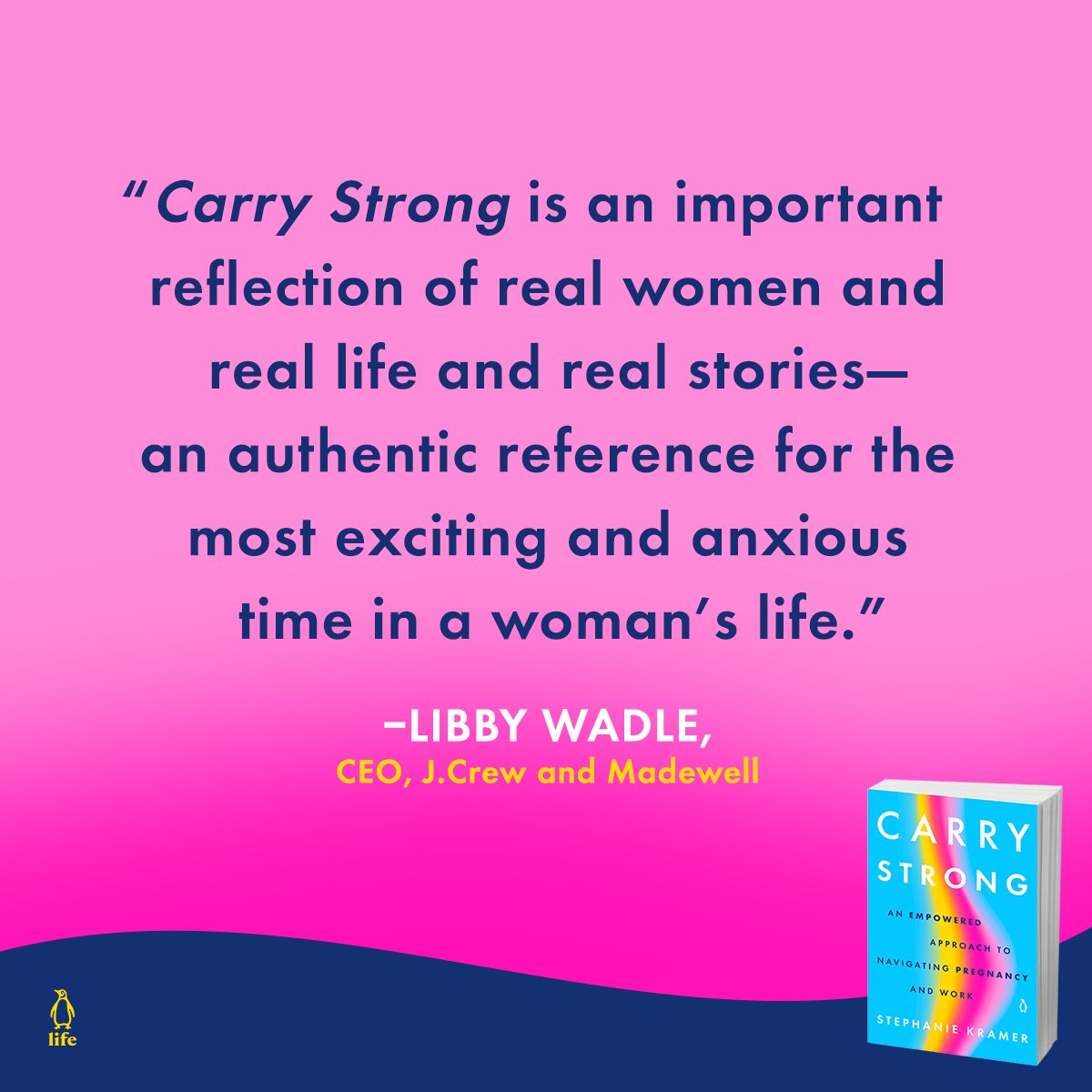 Stephanie Kramer's CARRY STRONG is on sale next week! ✨🤰 Learn more about this 'important reflection of real women and real life and real stories' (Libby Wadle) navigating their way through pregnancy at work now 👉 bit.ly/40wMshH