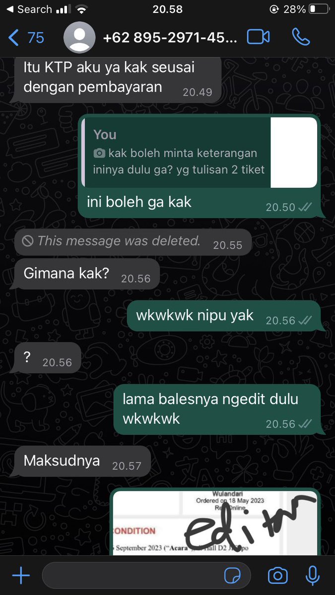 everywonhao's tweet photo. ‼️[SCAMMER PENIPUAN TIKET KONSER NIKI IN JKT]‼️

tag wts wtb niki tour jakarta

guys jangan mau beli di @/aitachitara yaaa dia nipu https://t.co/wJGyzqwTAg