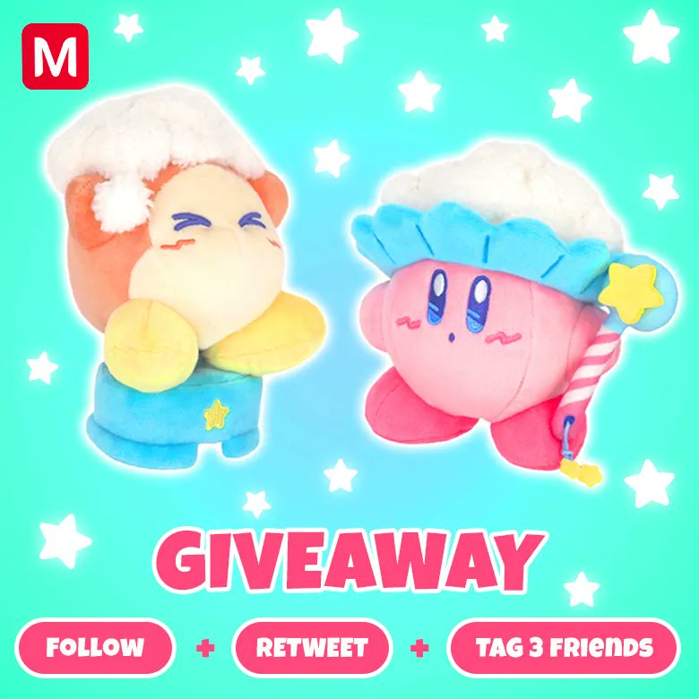 mecchaJP's tweet photo. ⭐GIVEAWAY⭐
Kirby Sweet Dreams Plushies
How To Enter: 
- Follow us 
- Retweet this post
- Tag 3 friends
🛑https://t.co/zC9LeDvIHF

 More info: https://t.co/VdBnVFUwmA
#Kirby #Giveaway https://t.co/kmWEFYOnt6