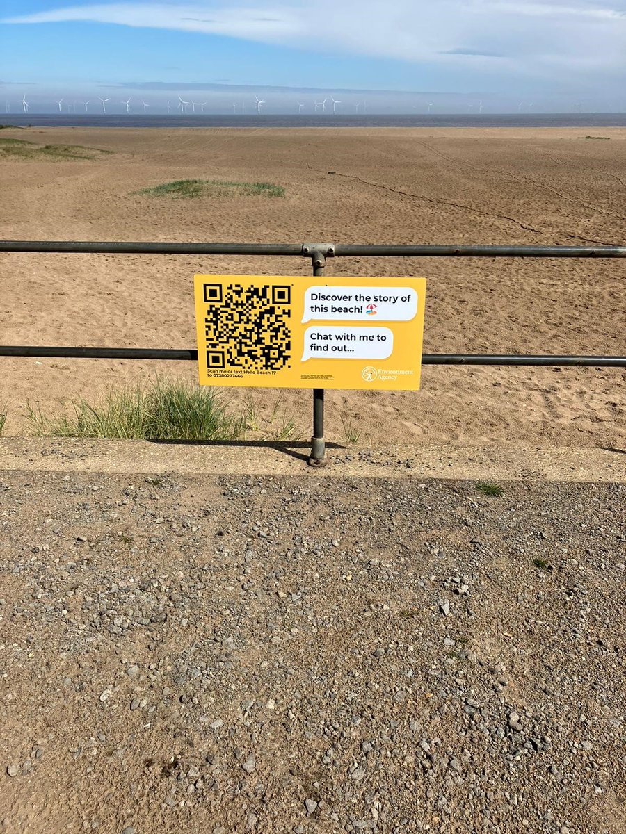 Want to find out more about work we are doing on the Lincolnshire coast?

Say hello to <a href="/HelloLampPost_/">Hello Lamp Post</a>  👋

New signs set up from Mablethorpe to Skegness will help you to find out more. 

Simply scan the QR code or send a text to find out more. 

#flooding #coast