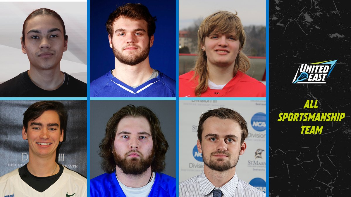 Congrats to all 6⃣ student-athletes named to the 2023 Men's Lacrosse All-Sportsmanship Team! #RisingUnited   

Student-athletes selected to the All-Sportsmanship Team demonstrate fair play, graciousness in victory and respectfulness in defeat.

READ: gounitedeast.com/news/2023/5/17…