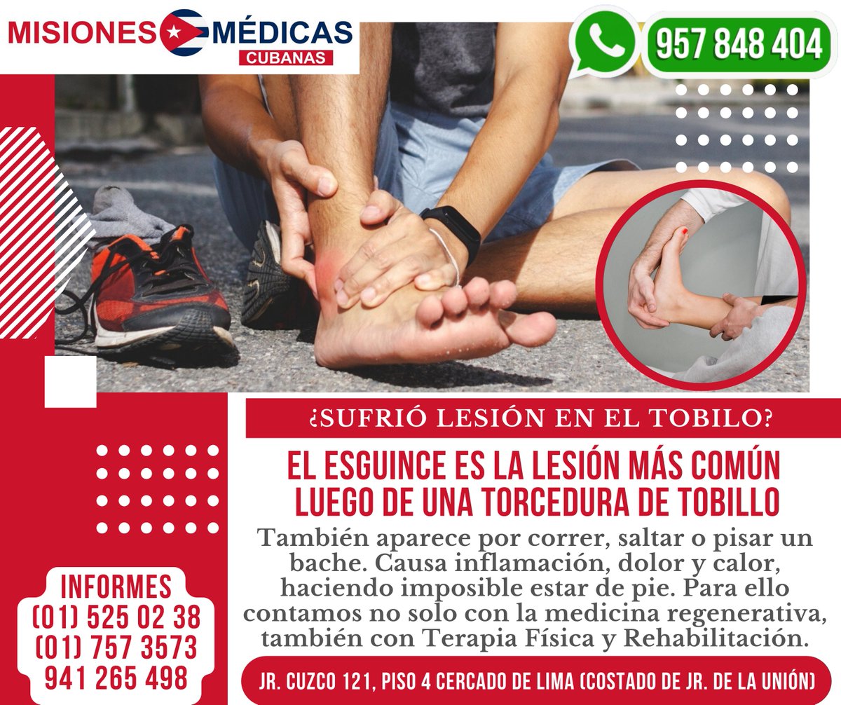 ☝️#MédicosCubanos es salud de calidad a bajo precio. Encuentre el servicio de #MasajesTerapéuticos #TerapiaFísicaYRehabilitación en: Jr. Cuzco 121, Cercado de Lima (Esquina con Jr. de la Unión) Teléfono: 957-848-404