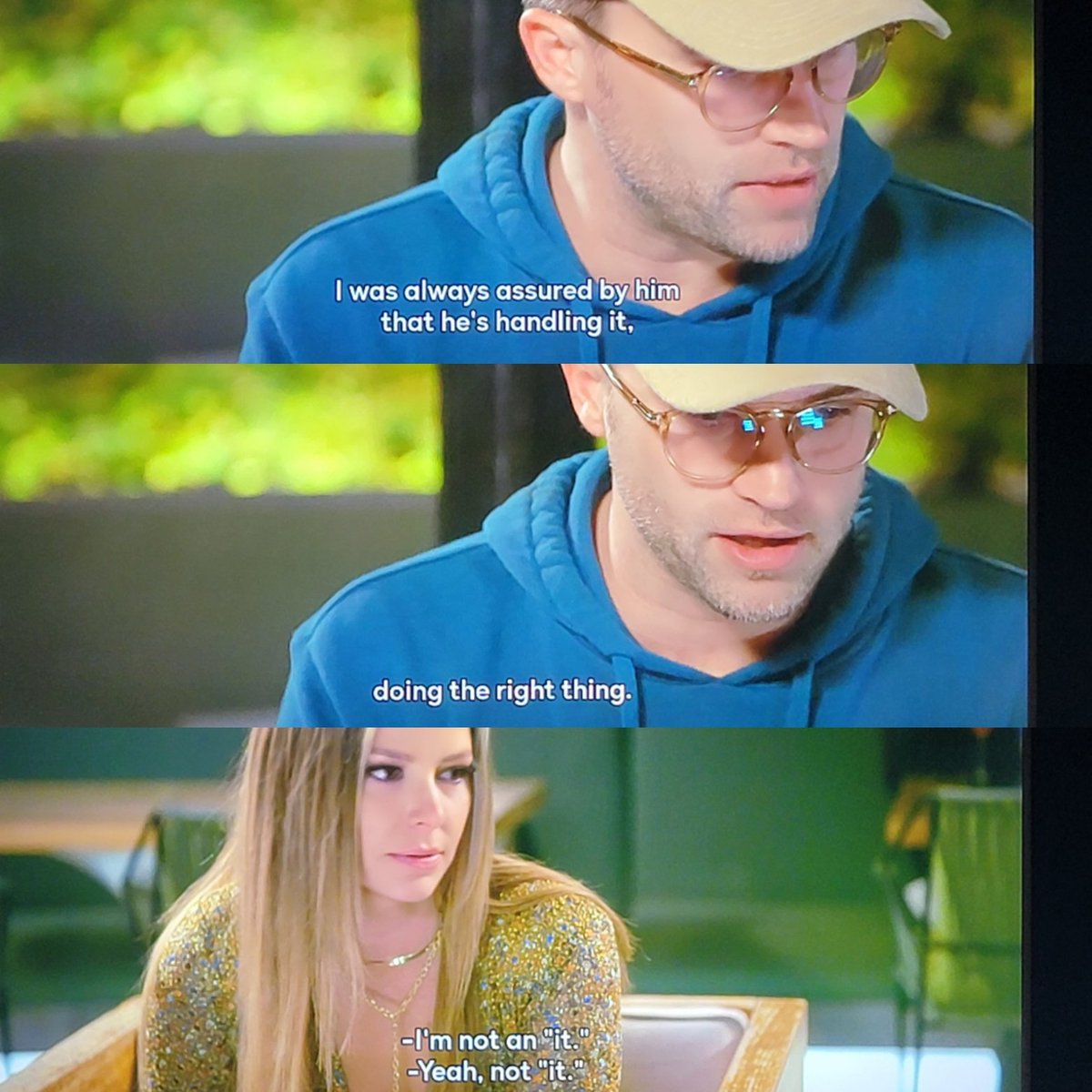 imonabeachbeech's tweet photo. Tom "open mouth, insert foot" Schwartz. You thought he was handling his affair?!  Psh...SHAME on your lack of integrity towards your friend.  #Scandoval #Pumprules https://t.co/PdDQoKRpRF