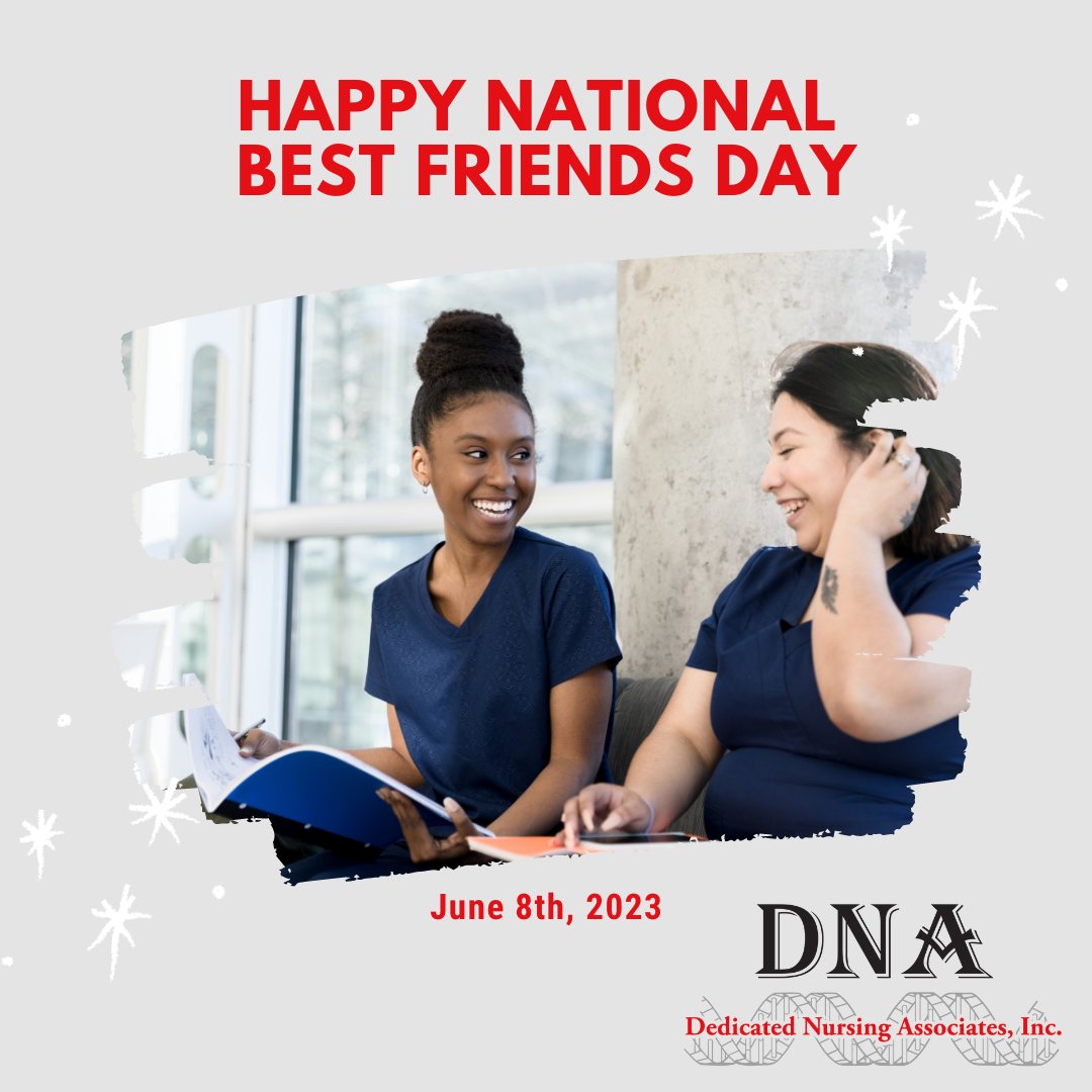 Happy National Best Friends Day! Tag your work bestie 🤞💙
#NationalBestFriendsDay #BFF #BestFriends #BestFriendsDay #NationalHoliday #WorkBestie #Nurse #Nurses #Healthcare