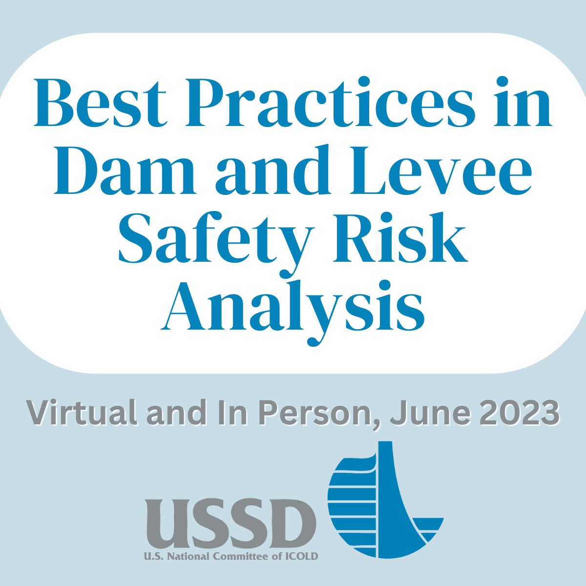 New Offering from USSD:
This course is required to perform risk analysis for USACE and Reclamation and is recommended by FERC for all Risk Analysis Subject Matter Experts and Facilitators #riskanalysis #damsafety
lnkd.in/gVrWbF_m