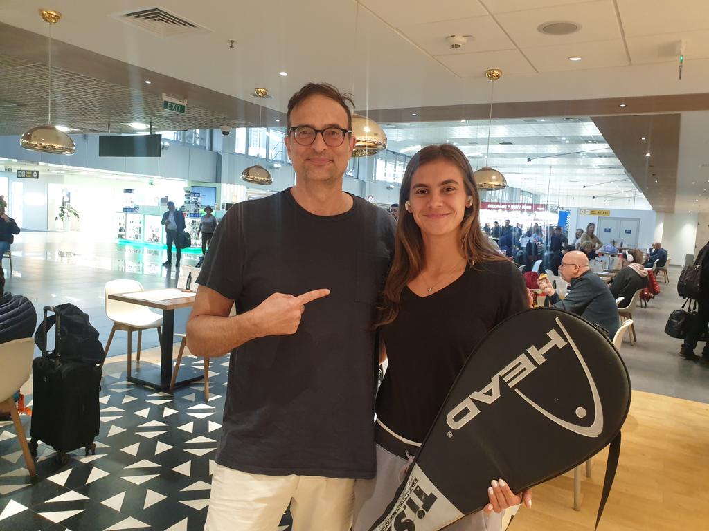 Met future number one WTA tennisplayer Antonia Schmidt in Belgrade airport! #wta #Starstruck