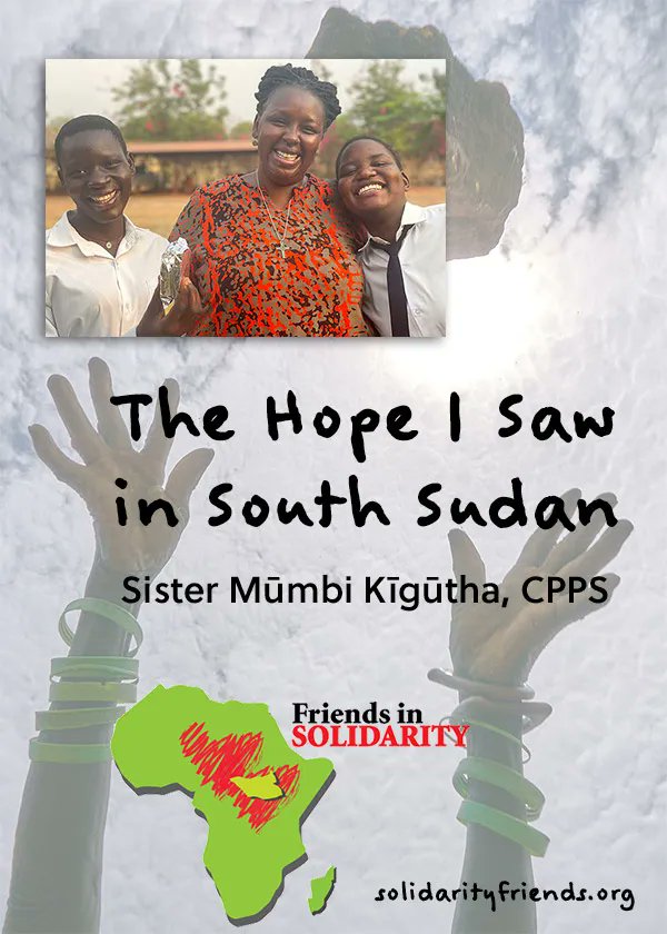 FIS_SSudan's tweet photo. ICYMI: We are sharing a recording of this week's virtual conversation with Sister Mūmbi Kīgūtha, CPPS, president of Friends in Solidarity. Watch on YouTube: https://t.co/29kZkWDCZF @SolidaritySS @uisg_superiors @LCWR_US @ChicagoCTU @UNANIMAIntl @PBVolunteers @AFJN_DC https://t.co/T62YxQIkfb