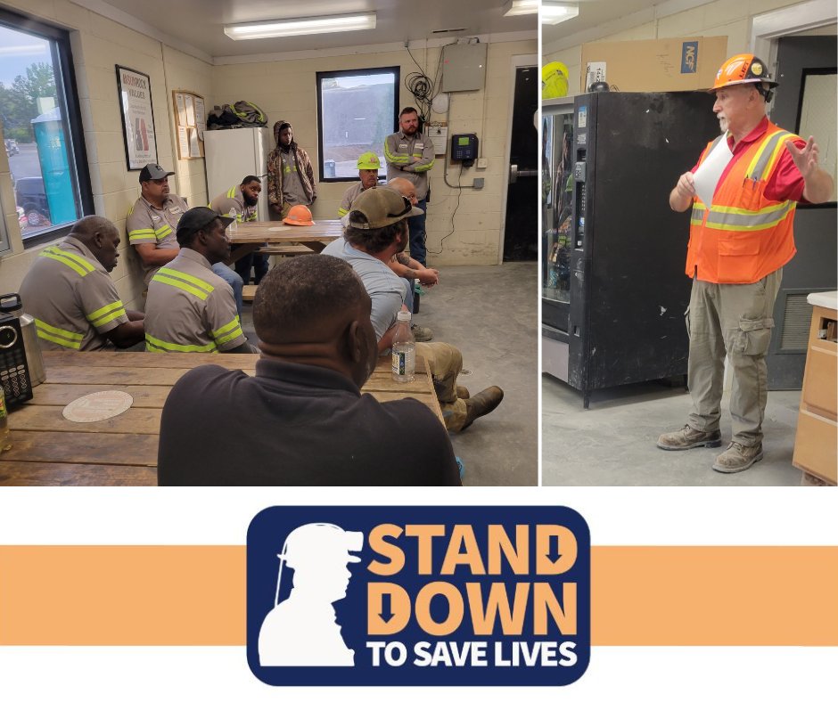 We were proud to participate in MSHA’s Stand Down to Save Lives event yesterday. Safety & health are essential to us. We believe safety should always come first and that it needs to be a part of daily conversations. That's why we joined #StandDownToSaveLives