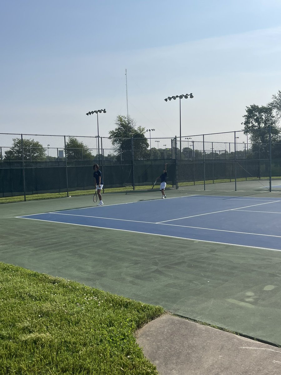 Getting ready to play Notre Dame at the state tourney. Go Longhorns!