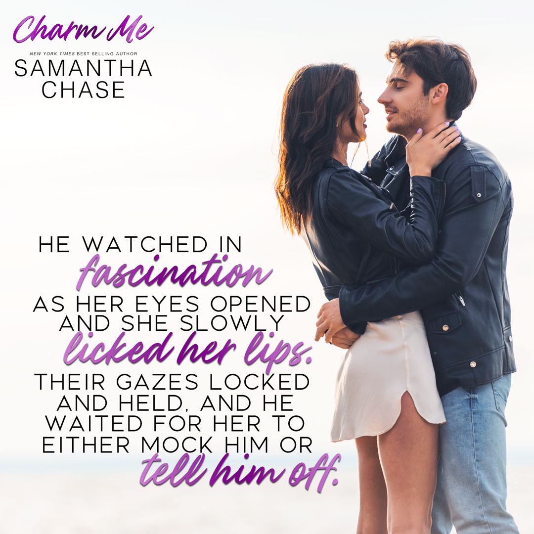 He can charm anyone.
But charming a baby is a whole different story.

 Charm Me by Samantha Chase is releasing May 23, 2023!

 #AdultRomance #ContemporaryRomance #FamilySaga #AccidentalPregnancy #CloseProximity #EnemiestoLovers #ForcedProximity #valentineprlm @valentine_pr_
