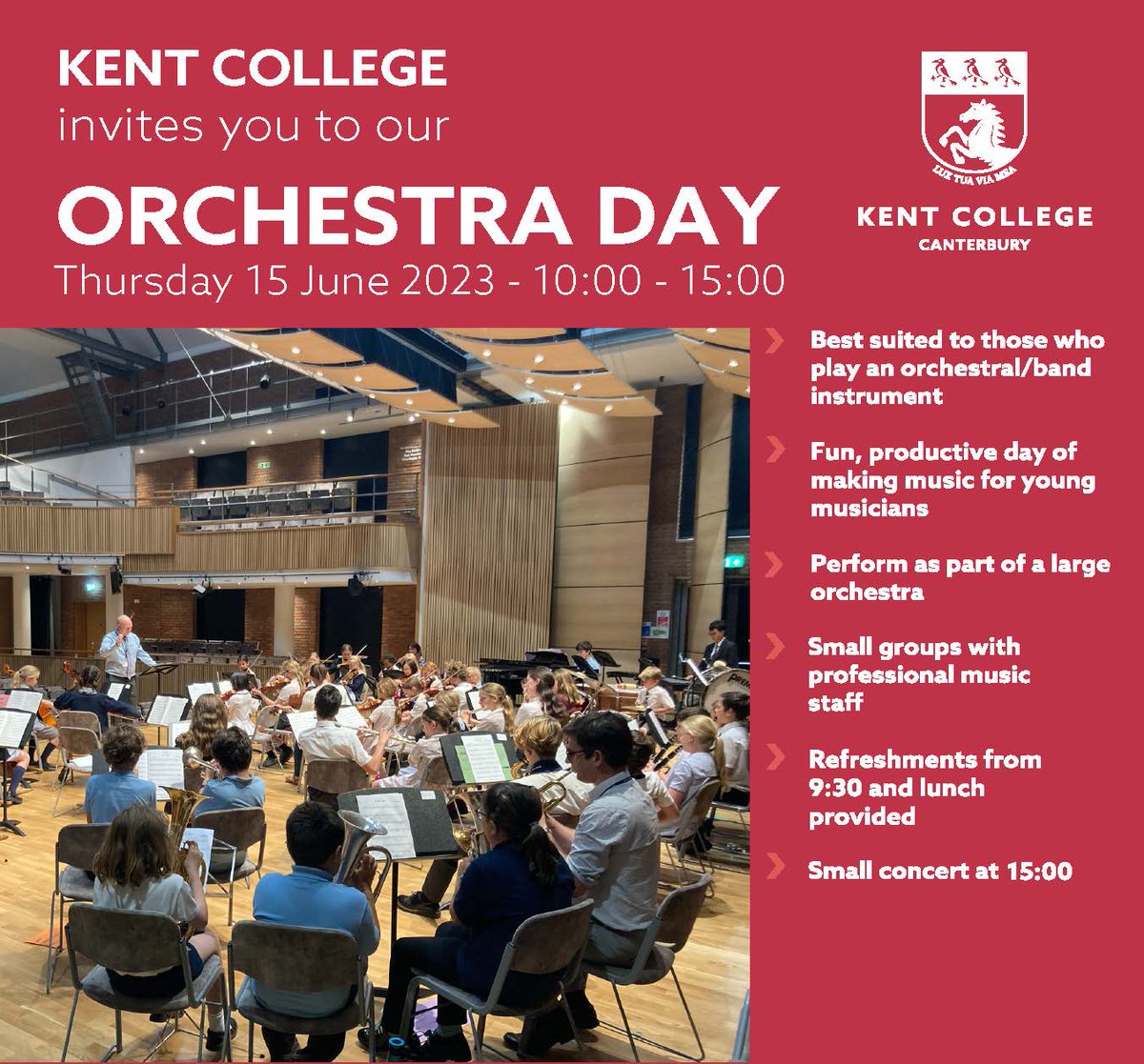 To reserve your space, please get in touch with our friendly admissions team on admissions@kentcollege.co.uk, call 01227 763231 or visit kentcollege.com