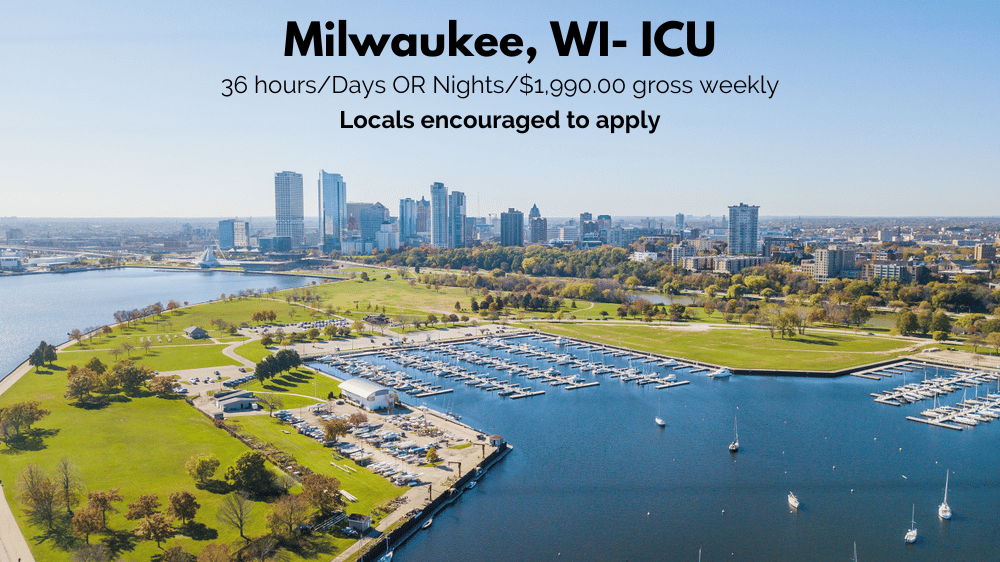 TravelVeroRN's tweet photo. ICU Nurses Needed in Milwaukee, WI!
Milwaukee is a vibrant Midwestern City offering TONS of things to do on your assignment. This is one location you're sure to enjoy!

Apply Today! 
 https://t.co/WpLsieI8i8

 #milwaukee #verorn #travelnursing  #verotravelnurse https://t.co/GVM3yELp6N
