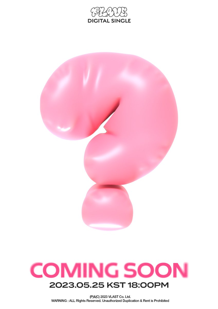 PLAVE
Digital Single

COMING SOON

2023.05.25 KST 18:00PM

#PLAVE #플레이브
#예준 #Yejun
#노아 #Noah
#밤비 #Bamby
#은호 #Eunho
#하민 #Hamin