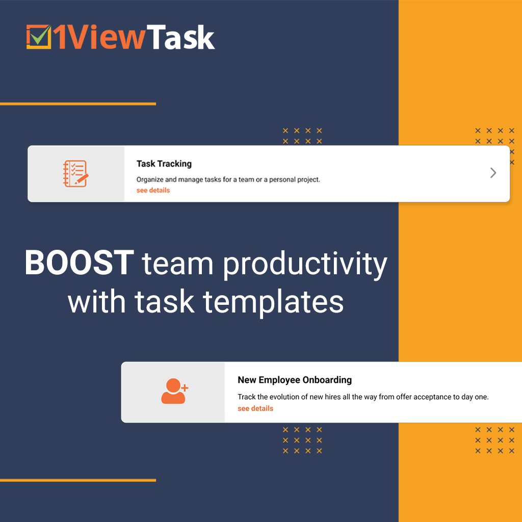 Task templates are best suited for the identification of tasks, you can also work on these by signing up on 1ViewTask: 1viewtask.com/signup/

#taskmanagement #projectmanagement #timemanagement #projectmanagementsoftware #taskmanagementtool #timemanagementskills #1ViewTask