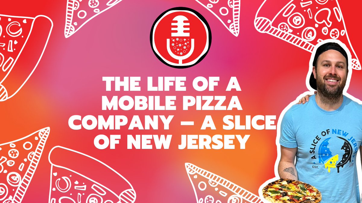 This week on The Hot Slice Podcast, we dive into the life of a mobile pizza business with Chris Hill, owner of A Slice of New Jersey. Read a bio on Chris and listen to the episode: hubs.ly/Q01Qnglm0

#pizza #pizzapodcast #podcast #foodtruck #mobilepizza  #thehotslicepodcast