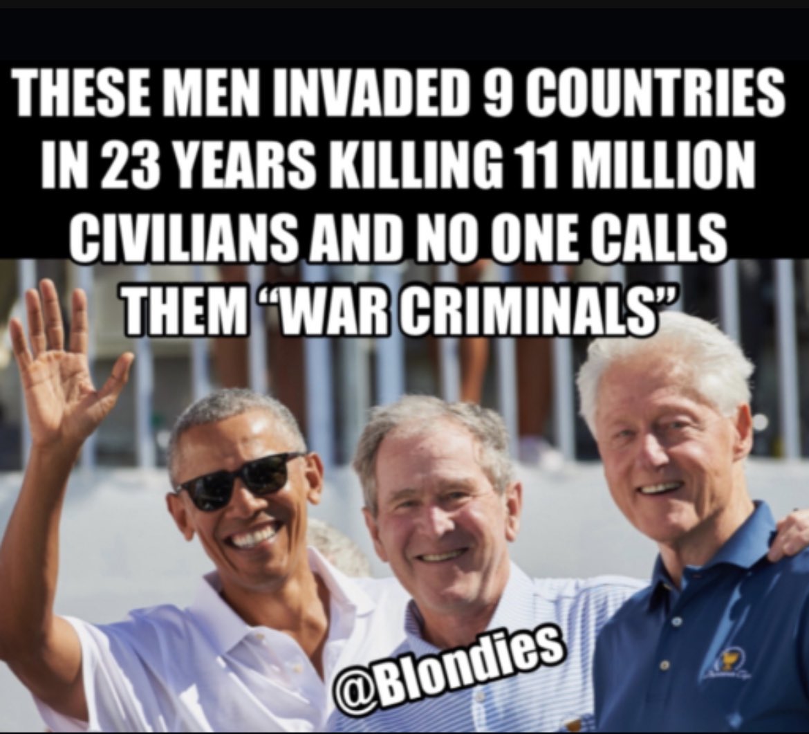 Good morning #patriots. The next time a democrat, or Rino for that matter, defends Ukraine and calls Putin evil, just remind them of this! 

🔴⚪️🔵🔴⚪️🔵🔴⚪️🔵🔴⚪️🔵🔴⚪️🔵

#WarCrimes #ObamaKnew #ClintonCrimeFamily #GeorgeBush