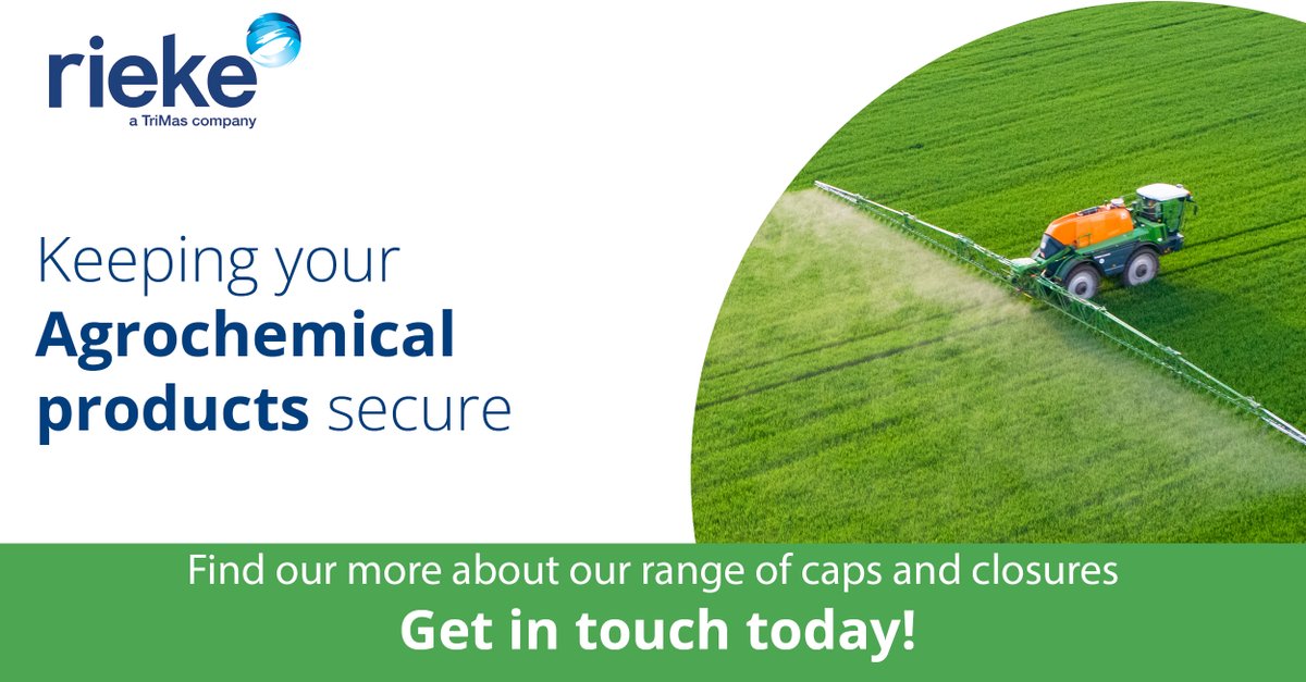 Are you looking for reliable caps and closures for your agrochemical products? Learn more about our high-quality solutions designed to securely seal and protect a variety of agrochemical products, including pesticides, herbicides, fertilizers and more. bit.ly/41WCebm